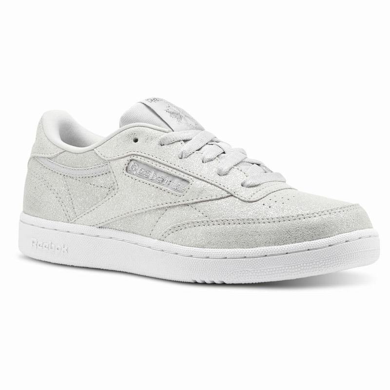 Tenisi Reebok Club C Fete Albi Romania YZ7187VR